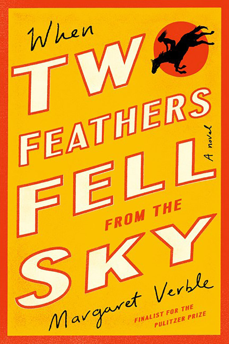 Book jacket image for When Two Feathers Fell from the Sky by Margaret Verble