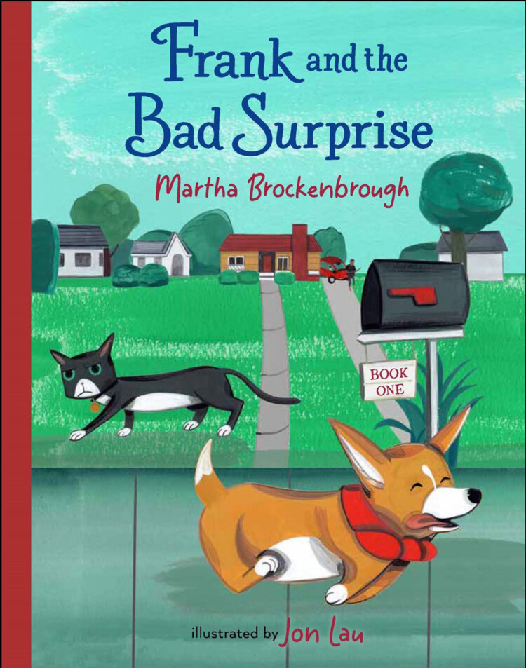 Book jacket image for Frank and the Bad Surprise by Martha Brockenbrough